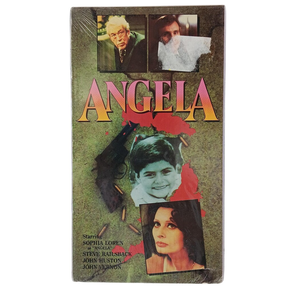 Vintage Angela VHS Sophia Loren Steve Railsback Crime Thriller Movie Sealed